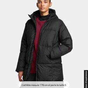 Women's Black Puffer Jacket - Under Armour